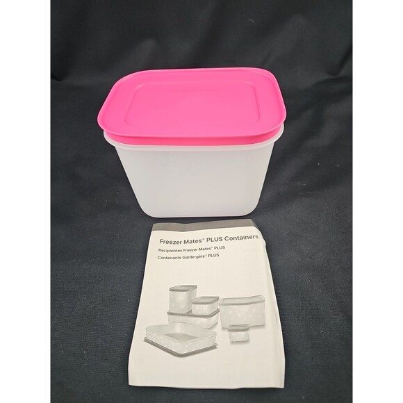 Tupperware Freezer Mates Plus Container Small Deep Single 1.1 L (4.5 CUP) NEW - Picture 1 of 5